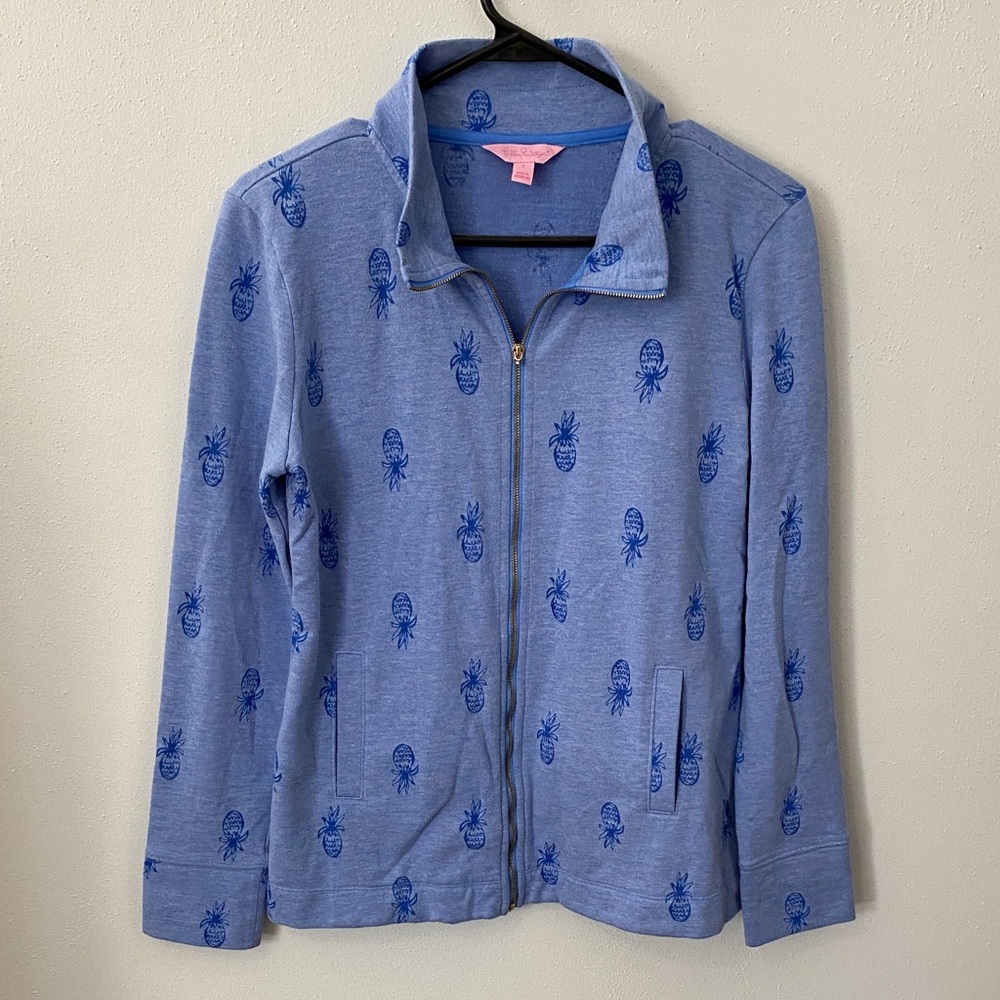 Lilly Pulitzer Blue Pineapple Jacket